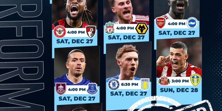 SuperSport Festive PL Line-Up Brings Key Title and Top-Four Battles