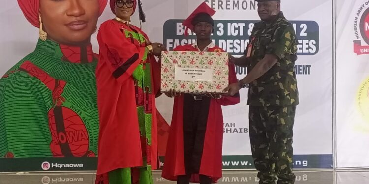 NAOWA empowers 202 barracks youths with skills in ICT, fashion design