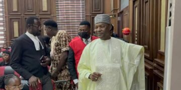 Court admits ex-AGF Malami, son, to N200M bail in terrorism, illegal possession of firearms charges.