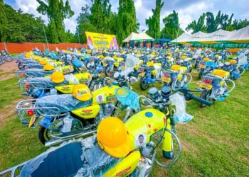 Lawmaker donates 10 buses, 150 motorcycles for Adeleke’s re-election