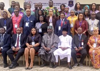 Participants at the opening of a three-day workshop for accounting and auditing officers in MDAs held at the Anticorruption Academy of Nigeria (ACAN) on Tuesday in Keffi, Nasarawa State.